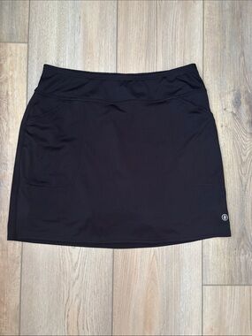 Jofit Black Mina Golf Skort Size M Sporty Clean Girl Minimalist Gorpcore Active